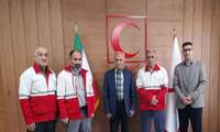 نشست مشترک مسئولین دانشکده پرستاری و مامایی همدان با سازمان هلال احمر استان